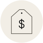 Step 02 icon: set your price